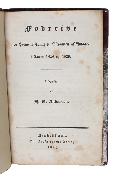 A truly splendid and unique collection of 23 Hans Christian Andersen-items that together tell the true story of Andersen's life and sheds light on all aspects of his life and work. The collection is divided into the following (full descriptions belo...