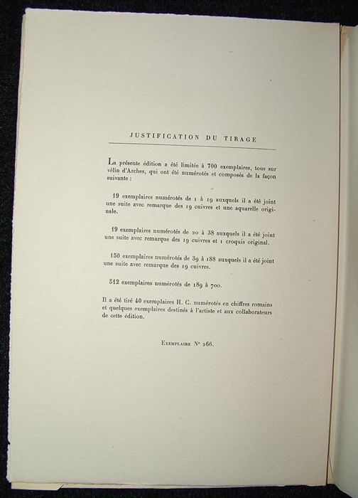 La Fille aux yeux D'Or. Eaux-fortes Originales de Maurice Leroy. (Paris, 1946).