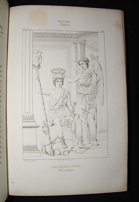 Herculanum et Pompéi. recueil Général des Peintures Bronzes, Mosaiques, Etc. Découverts jusquá ce Jour, et reproduits d'apres le Antichita di Ercolano, il Museo Borbonico, et tous les Ouvrages analogues. ASugmenté de Sujets inédits, Gravés au Trait ...