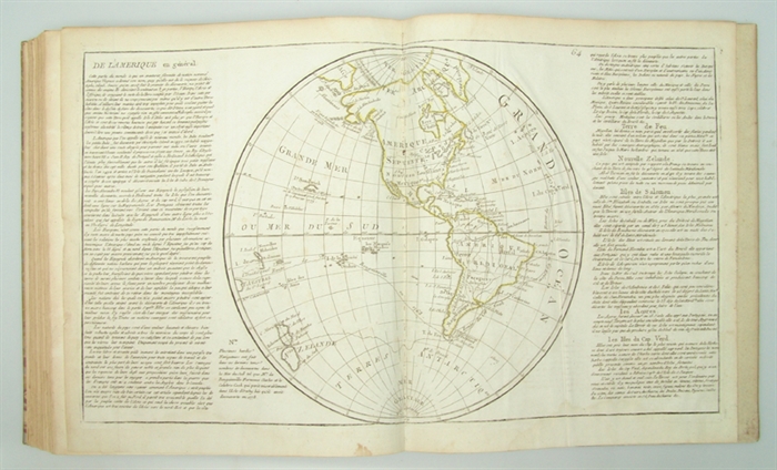 Géographie Moderne avec Introduction. Ouvrage utile a tous ceux qui veulent se perfectionner dans cette Science, on y trouve jusqu'aux notions les plus simples...Chaque Carte sur les marges l'explication de celle qu'elle renferme, la méthode qu'o...