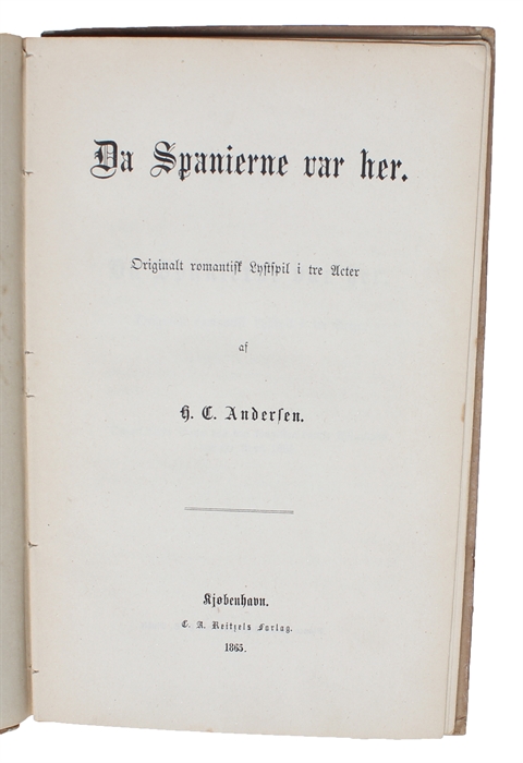 A truly splendid and unique collection of 23 Hans Christian Andersen-items that together tell the true story of Andersen's life and sheds light on all aspects of his life and work. The collection is divided into the following (full descriptions belo...