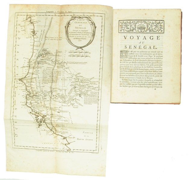 Histoire Naturelle du Sénégal. Coquillages. Avec la Relation abrégée d'un Voyage fait en ce pays, pendant les années 1749, 50, 51, 52 & 53. 2 Parts. (1. Voayage. 2. Histoire de Coquillages).