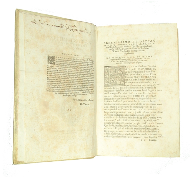 Operum, quae extant, omnium per Ioannem Langum Silesium, è Graeco in Latinum sermonem versorum, & Sententijs priscorum sanctorum Patrum illustratorum. Tomi III. Quorum primo continentur: Oratio ad Grecos Gentiles. Ad senatum Romanum Christianorum defen...