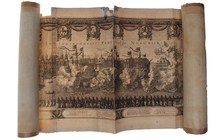 Exequiae Serenissimi ac Potentiss: Principis ac Dni. Domini Caroli Gustavi Suecorum Gothorum et Wandalorum Regis d. 3. Nouemb. 1660 Holmiæ Celebratæ. Accuraté delineauit E.I. Dahlbergh. (The funeral procession of King Carl X Gustav of Sweden).