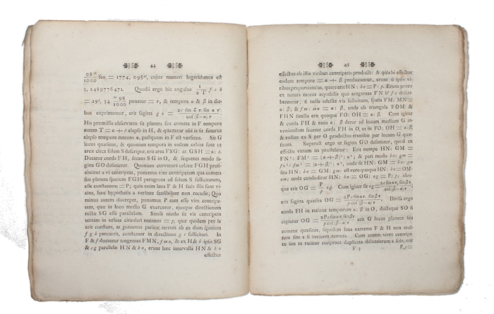 Theoria motuum planetarum et cometarum. Continens methodum facilem ex aliquot observationibus orbitas cum planetarum tum cometarum determinandi. Una cum calculo, quo cometae, qui annis 1680 et 1681. Itemque ejus, qui nuper est visus, motus verus inves...