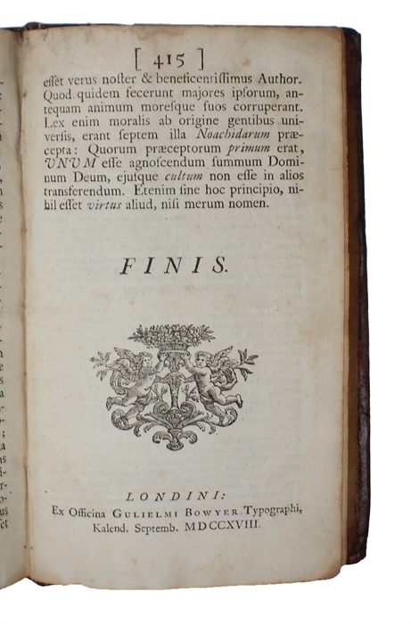 Optice: sive de Reflexionibus, Refractionibus, Inflexionibus & Coloribus Lucis, Libri tres. Latine reddidit Samuel Clarke, S.T.P. Editio Secunda, auctior.