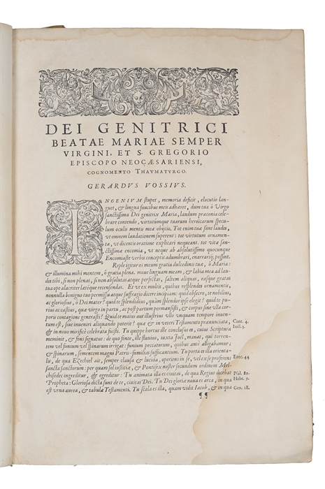 SS. PP. Gregorii Neocaesariensis Episc. cognomento Thavmatvrgi. Macarii Aegyptii, et Basilii Selevciae Isauriae Episcopi. Opera Omnia, quæ reperiri potuerunt. Nunc primum Graece et Latine coniunctim edita, cum indicibus necessariis. Accessit Ioannis Z...