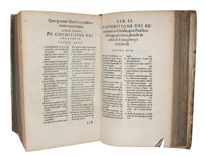 Institutio Christianae religionis. Quae ad superiores editiones hac postrema, omnium emandatissima locupletissimaque recens addita sunt, statim post ipsius authoris Praefationem ad Regem Christianiss. inserta ad lectorem admonitio breuiter indicat.