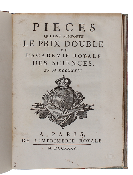 Essai d'une nouvelle Physique celeste. Servant à expliquer les principaux Phenomenes du Ciel, & en particulier la cause physique de l'inclinaison des Orbites des Planetes par rapport au plan de l'Equateur du Soleil. Qui a partagé le Prix doub...