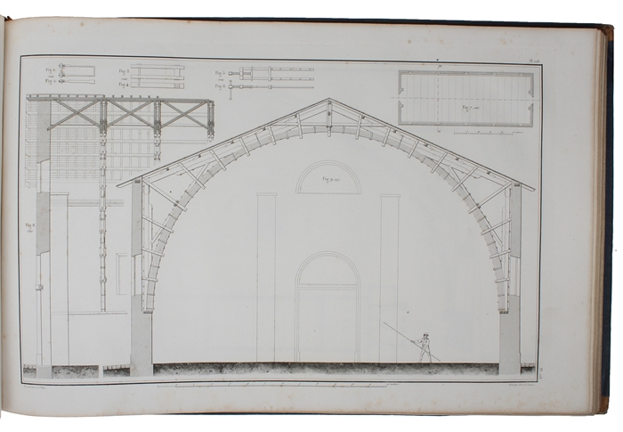 Traité de L'Art de la Charpenterie. [Text volume + plates].