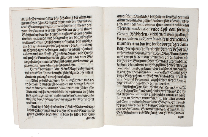 Kurtze Relation welcher massen Königl. Maytt. zu Dennemarck, Norwegen, etc. die an Sie von den Herrn General Stadten der vereinigten Niederlande, abgeschickte Gesandten im ... Julio, Augusto, Septembri und Octobri annehmen, enthalten, zu Audientz komme...