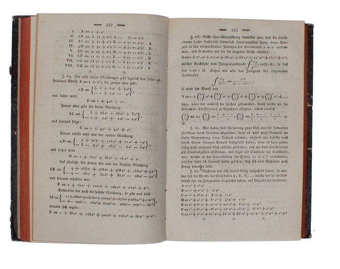 Vollständige Anleitung zur Integralrechnung. Aus dem Lateinischen ind Deutsche übersetz von Joseph Salomon. 4 Bde.