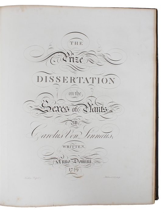 New Illustration of the Sexual System of Carolus Von Linnaeus: Comprehending an Elucidation of the Several Parts of the Fructification; A Prize Dissertation of the Sexes of the Plants; A full Explanation of the Classes, and Orders of the Sexual System...