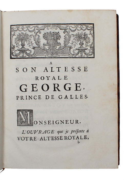 La Statiqie des Vegetaux, et L'Analyse de L'Air. Experiences nouvelles Lûes à la Societé Royale de Londres. Ouvrage traduit de l'Anglois, par M. De Buffon.