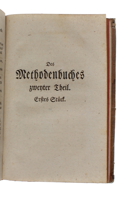 Das Methodenbuch für Väter und Mütter der Familie und Völker. (Erster-) Zweyter Theil: Erstes Stück (alles).