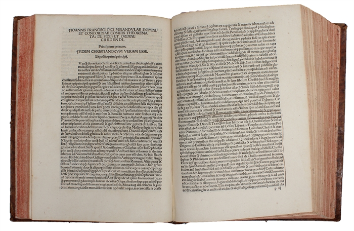 De Rerum Praenotatione libri novem. Pro veritate religionis/ contra superstittiosas vanitates editi. [Opera aurea & bracteata / Liber imaginatinis]. + Hymni Heroici tres. Ad sanctissimam trinitatem, ad Christum, et ad Virginem Mariam, una cum commenta...