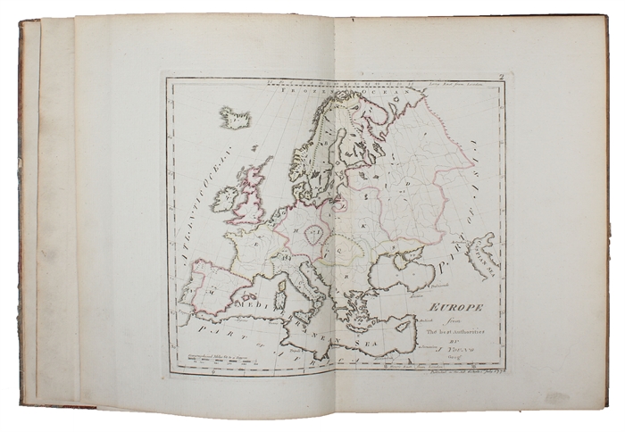 A New Atlas Or a Compleat Set of Maps. Representing the different Empires, Kingdoms, States of the known World Including the Modern Discoveries by J. Young, A.M.