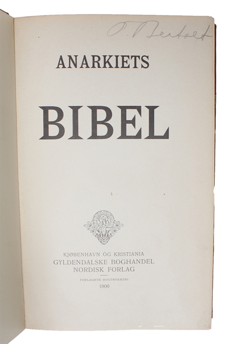 Anarkiets Bibel.