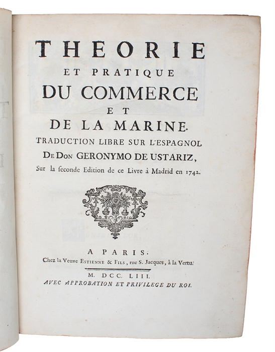 Théorie et pratique du commerce et de la marine.