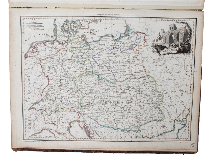 Atlas Complet du précis de la Geographie universelle. Dressé conformément au Texte de cet Ouvrage et sous les Yeux de L'Auteur, par M. Lapie. (Cet Atlas est formé de 75 Cartes).