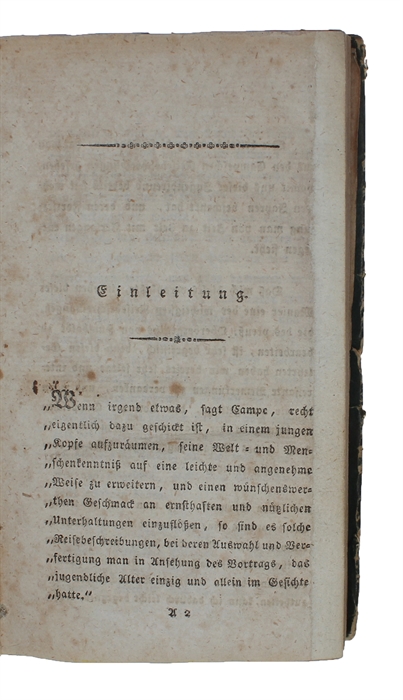 Reisen um die Welt und durch das Innere von Südamerika. Ein interessantes Lesebuch für die Jugend. Mit Kupfern. 1.-4. Bd. (von 6 ?).