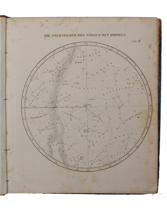 Atlas zum Lehrbuch der kosmischen Physik. Enthaltemnd 27 zum Theil colorirte Tafeln in Stahlstich.