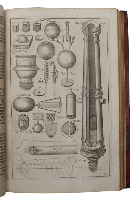 Vollkommene Geschütz= Feuerwerck=  und Büchsenmeisterey= Kunst: hiebevor in lateinischer Spraach beschrieben und mit Fleiss zusammen getragen. Anitzo in die Hochteutsche spraach übersetzet. von Thoma leonhard Beeren. Mit schönen Kupfern, und einem gan...