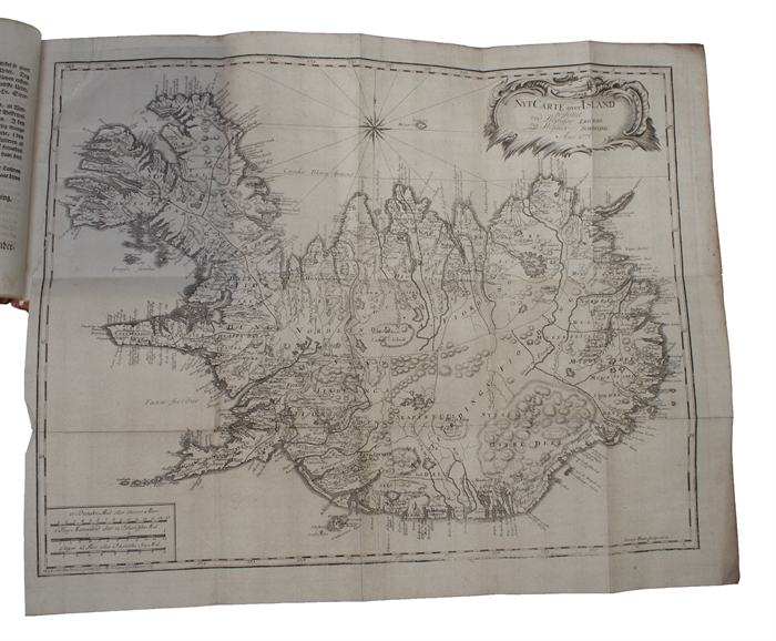 Reise igiennem Island. Foranstaltet af Videnskabernes Sælskab i Kiøbenhavn, og beskreven af forbemeldte Eggert Olafsen, med dertil hørende Kobberstøkker og et nyt forfærdiget Kart over island. Første Deel (af 2).