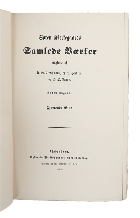 Samlede Værker udgivne af A. B. Drachmann, J. L. Heiberg og H. O. Lange. Anden Udgave. (15 Bind)