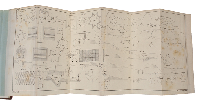 Handbuch der Fortification, bearbeitet innerhalb der Grenzen, welche durch die allerhöchsten Bestimmungen für das Officier-Examen der Infanterie und Cavallerie in der Königl. Preussischen armee festgestellt sind. Zweite, verbesserte Auflage.