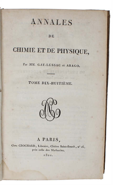 Sur les Mouvemens électro-magnétiques et la théorie du magnétisme. (Traduit par M. Anatole-Riffault). + (André-Marie Ampere et Felix Savary:) Notes relatives au Mémoire de M. Faraday.