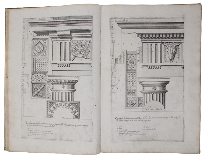 Regola de cinque ordini d'architettura (+) Alcune opere d'architettura.