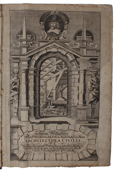 Architectura civilis, oder Beschreibung und Vorreissung vieler vornehmer Dachwerk [...]. 2 parts. (+) Theatrum Machinarum Novum.