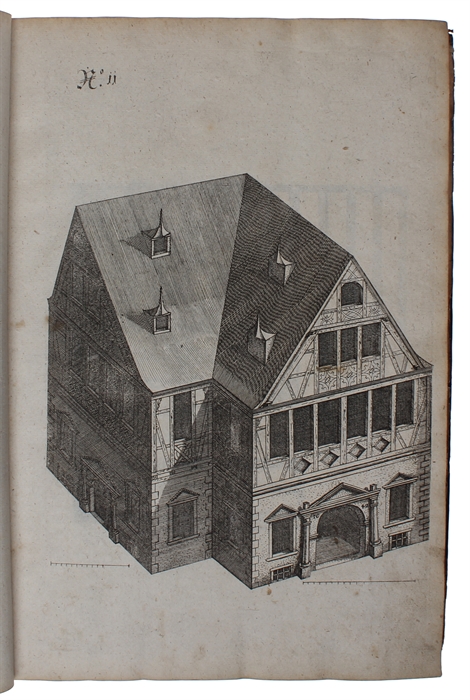 Architectura civilis, oder Beschreibung und Vorreissung vieler vornehmer Dachwerk [...]. 2 parts. (+) Theatrum Machinarum Novum.