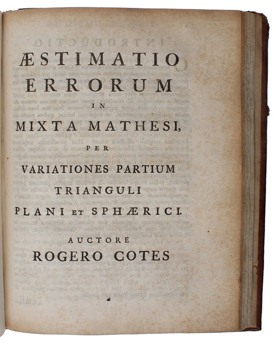 Harmonia Mensurarum, sive Analysis & Sythensis per rationum & angulorum mensuras promotae: accedunt alia Opuscula Mathematica.