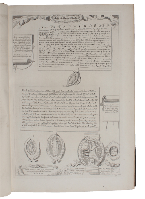 Vetusta monumenta quae ad Rerum Britanicarum memoriam conservandam Societas Antiquariorum Londini sumptu suo edenda curavit. 5 vols. (Vol. 1-5, out of 7).