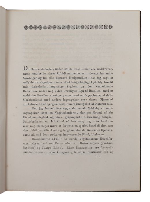 Bemærkninger over Vegetationen paa de indre Höisletter af Brasilien, især i plantehistorisk Henseende.