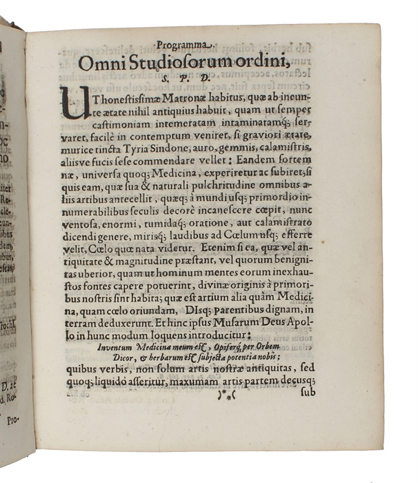 Quadripartitum, de simplicium medicamentorum facultatibus (+) Oratio ad dn Professores ac Studiosos amnium ordinum.