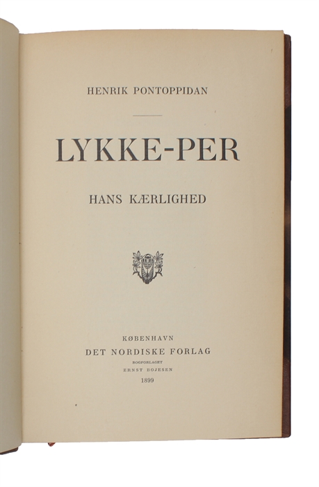 Lykke-Per. 8 Bd. (Hans Ungdom - Finder Skatten - Hans Kærlighed - I det Frememde - Hans Store Værk - Og hans Kæreste - Hans Rejse til Amerika - Hans sidste Kamp).