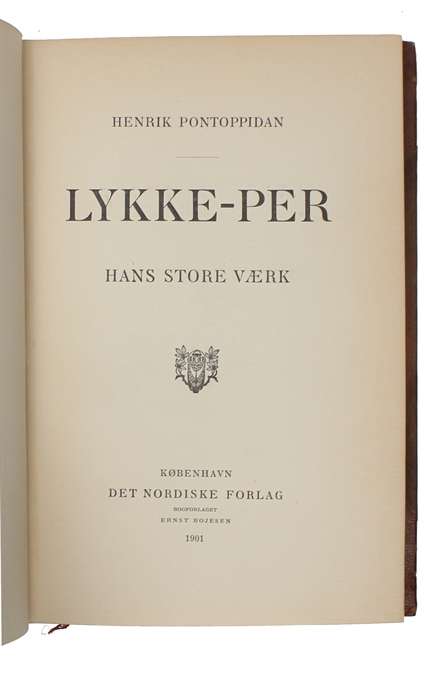 Lykke-Per. 8 Bd. (Hans Ungdom - Finder Skatten - Hans Kærlighed - I det Frememde - Hans Store Værk - Og hans Kæreste - Hans Rejse til Amerika - Hans sidste Kamp).