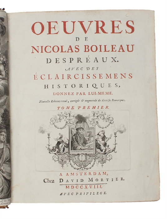 Oeuvres avec des eclaircissemens historiques, donnez par lui-meme. Nouvelle edition revue, corrigee & augmentee de diverses remarques. 2 vols.