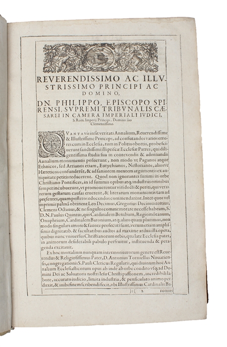 Annales sacri et profani ab orbe caudito ad eurudem Christi passione redemptum cum sacro sanctae scriptura et ethnicorum. 2 vols. 