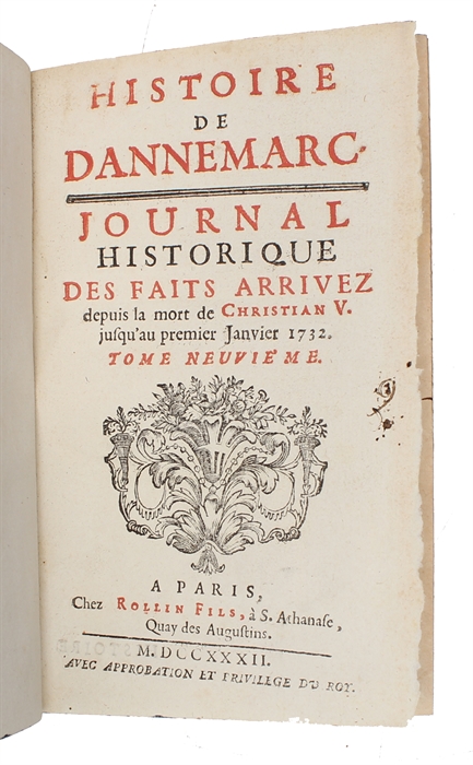 Histoire de Dannemarc, avant et depuis l'établissement de la monarchie.‎ Nouvelle Edition. 9 vols. 