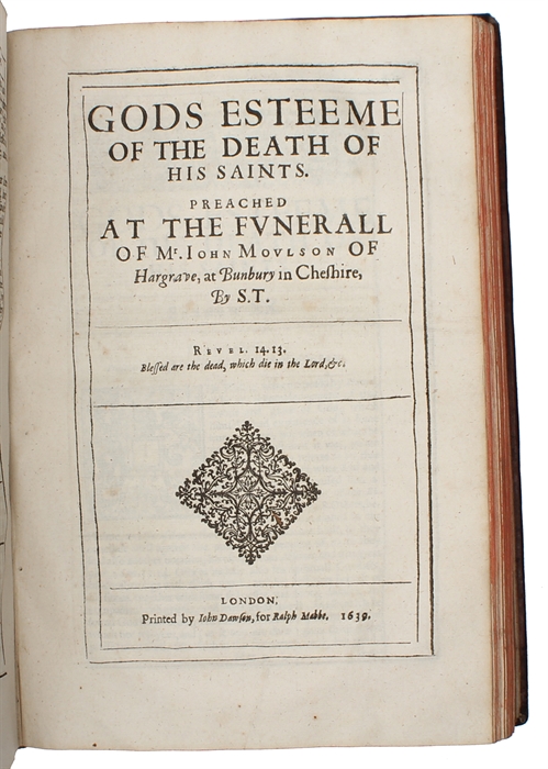 Threnoikos. The House of Mourning. Furnished with Directions for, Preparations to, Meditations of, Consolations at, the Houre of Death. Delivered in XLVII preached at the Funeralls of divers faithfull servants of Christ. 