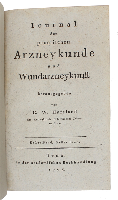 Journal der practischen Arzneykunde und Wundarzneykunst. Band 1-12.