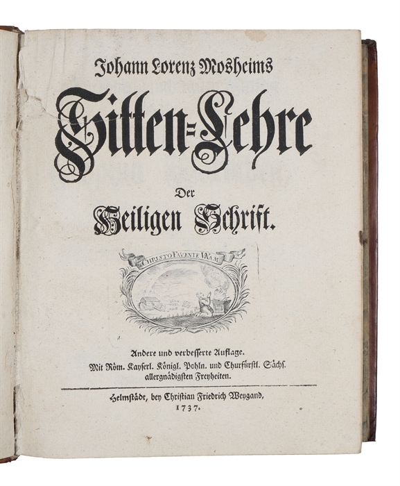 Sitten-Lehre der Heiligen Schrift. 2 vols. 