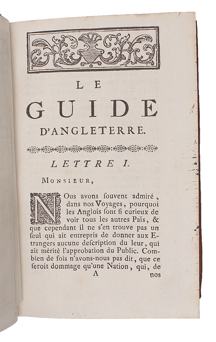 Le guide d'Angleterre, ou, relation curieuse du voyage de Mr. B***