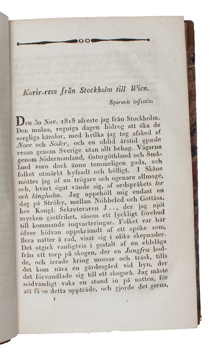 Resor i Europa och österländerne. 3 vols. 