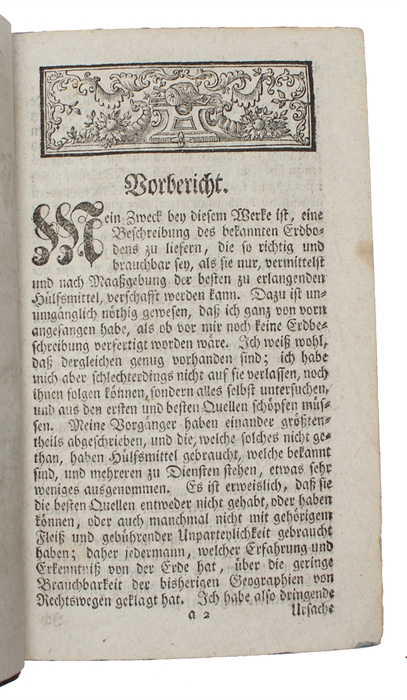 Neue Erdbeschreibung. Ersten Theil, welcher Dänemark, Norwegen, Schweden und das russische Reich, Preussen, Polen, Ungarn, und die europäischen Türken enthält (+) Neue Erdbeschreibung Zweynter Theil, welcher, Portugal, Spanien, Frankreich, Italien u...