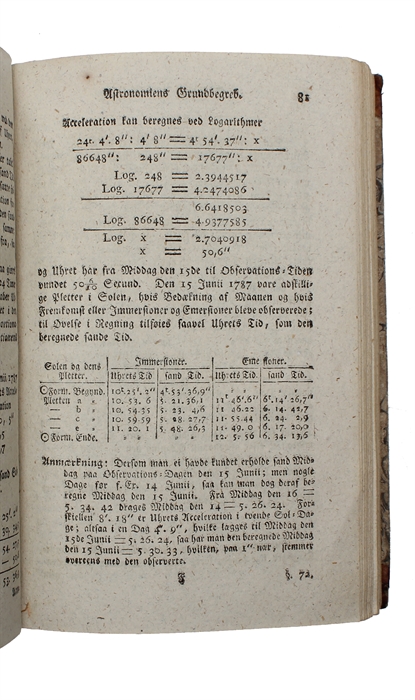 De Første Grunde til den sphæriske og theoretiske Astronomie, samt den mathematiske Geographie.